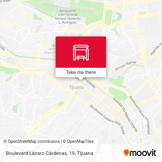 Mapa de Boulevard Lázaro Cárdenas, 19