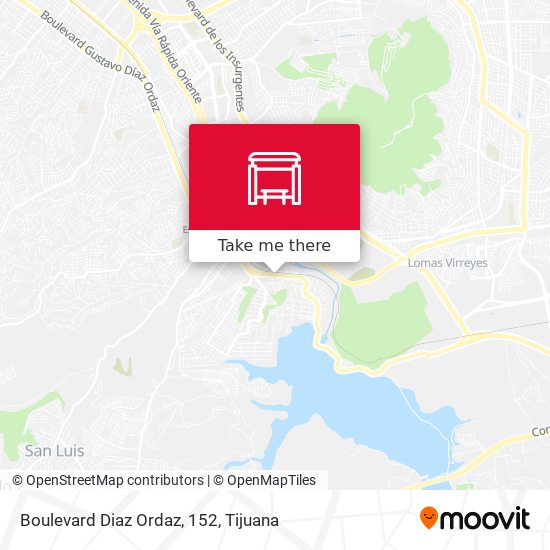 Boulevard Diaz Ordaz, 152 map