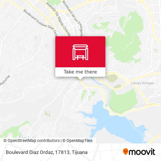 Boulevard Diaz Ordaz, 17813 map