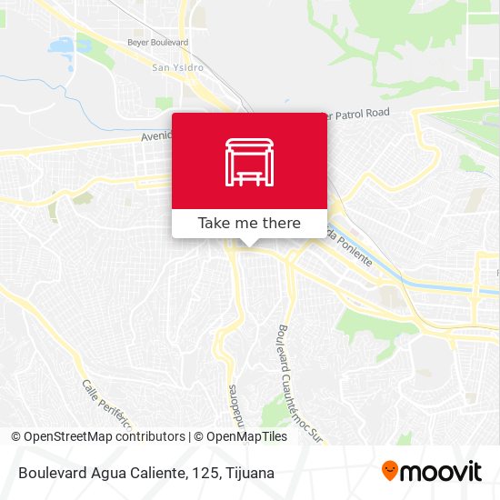 Boulevard Agua Caliente, 125 map