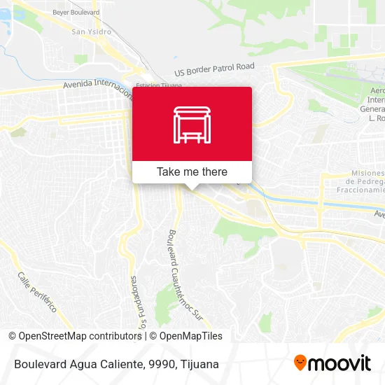 Boulevard Agua Caliente, 9990 map