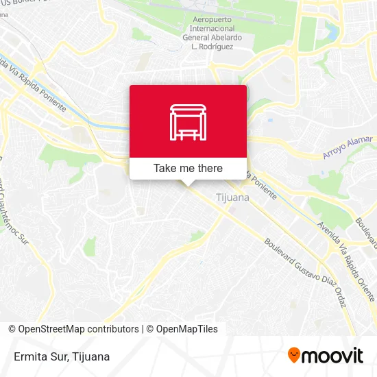 Mapa de Ermita Sur