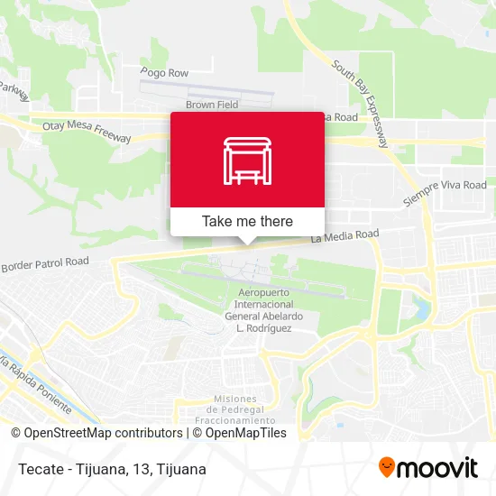 Mapa de Tecate - Tijuana, 13