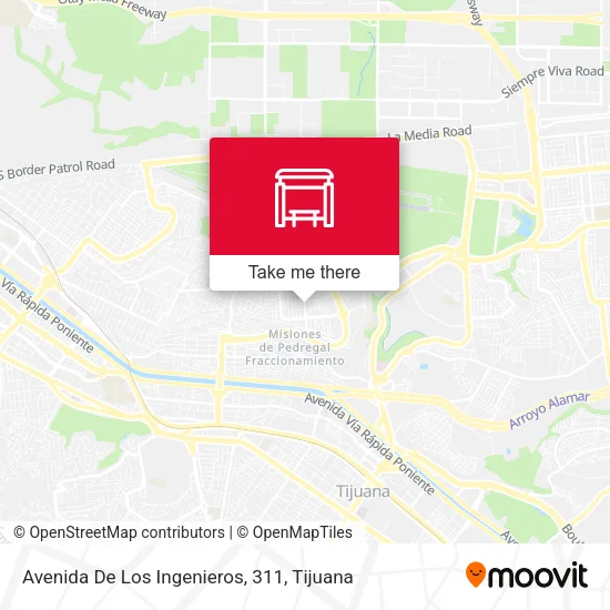 Mapa de Avenida De Los Ingenieros, 311