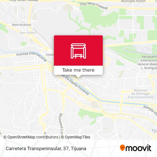 Carretera Transpeninsular, 37 map