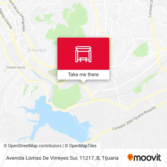 Mapa de Avenida Lomas De Virreyes Sur, 11217_B