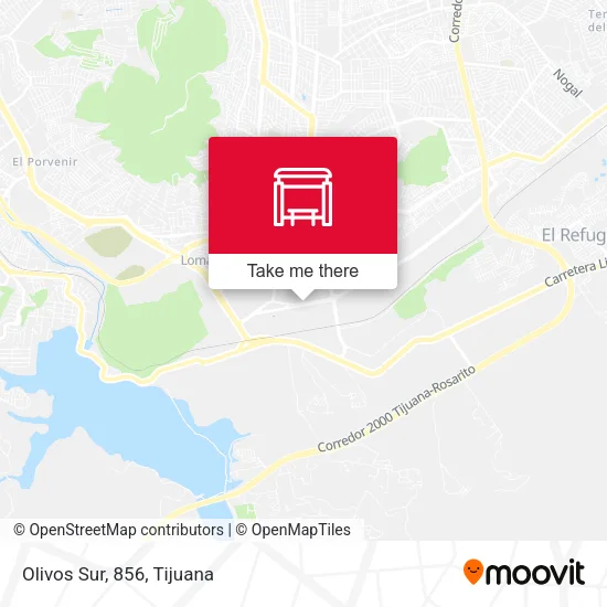 Olivos Sur, 856 map