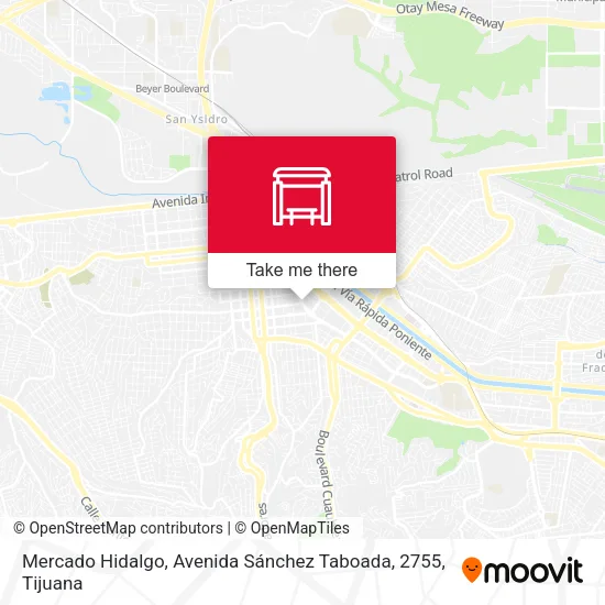 Mapa de Mercado Hidalgo, Avenida Sánchez Taboada, 2755