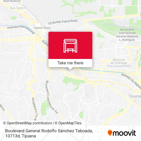 Mapa de Boulevard General Rodolfo Sánchez Taboada, 10713d