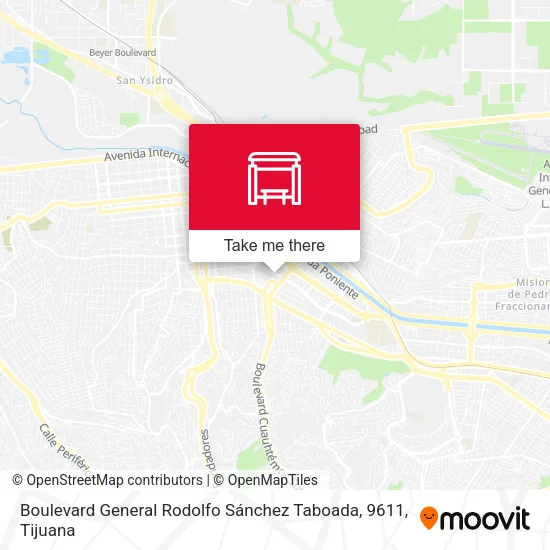 Boulevard General Rodolfo Sánchez Taboada, 9611 map