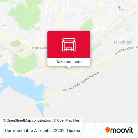 Carretera Libre A Tecate, 22202 map