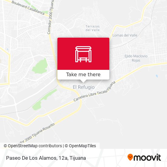 Paseo De Los Alamos, 12a map