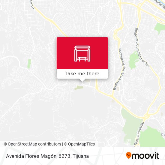 Mapa de Avenida Flores Magón, 6273