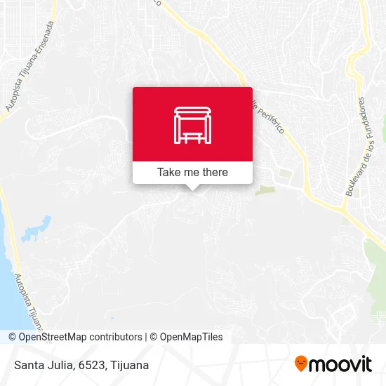 Santa Julia, 6523 map