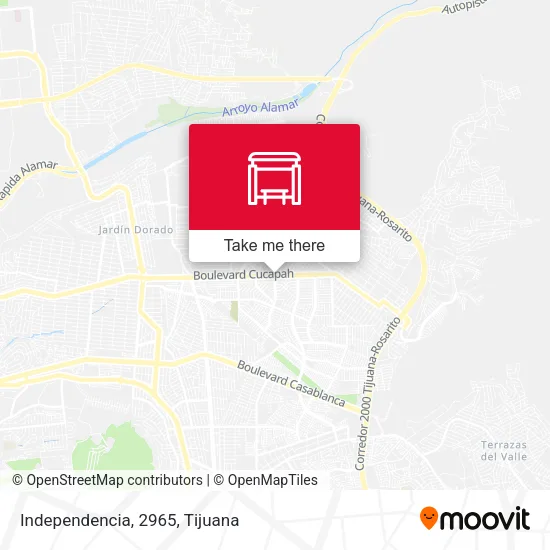Independencia, 2965 map