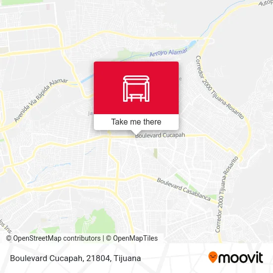 Mapa de Boulevard Cucapah, 21804