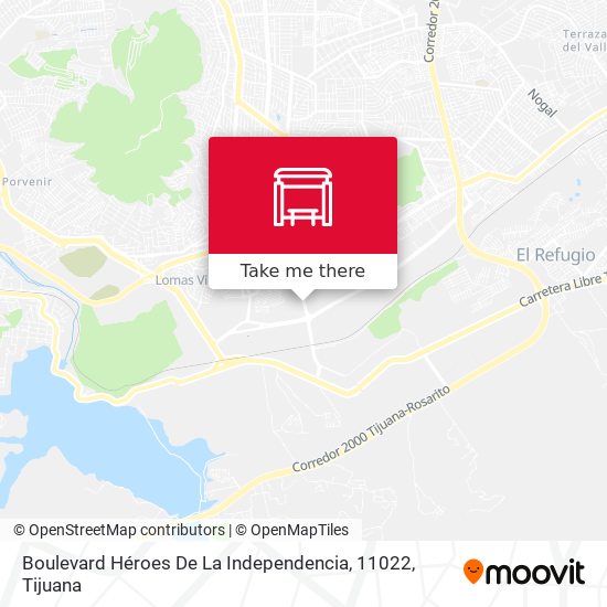 Mapa de Boulevard Héroes De La Independencia, 11022