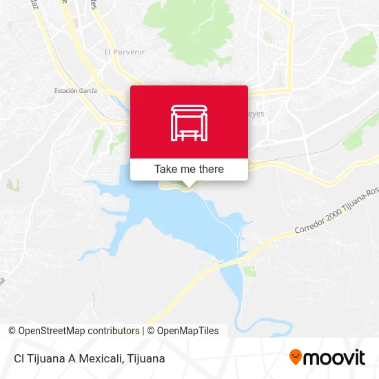 Cl Tijuana A Mexicali map