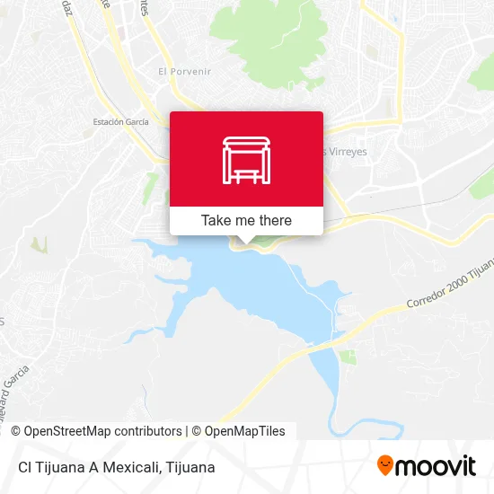 Cl Tijuana A Mexicali map