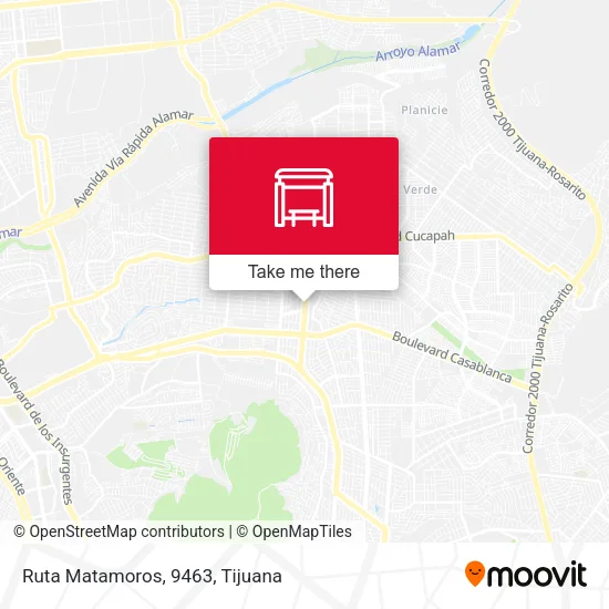 Mapa de Ruta Matamoros, 9463