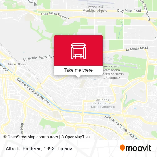 Alberto Balderas, 1393 map