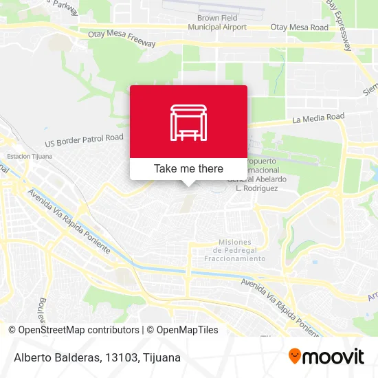 Alberto Balderas, 13103 map