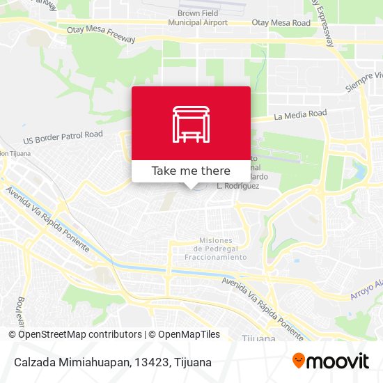 Calzada Mimiahuapan, 13423 map