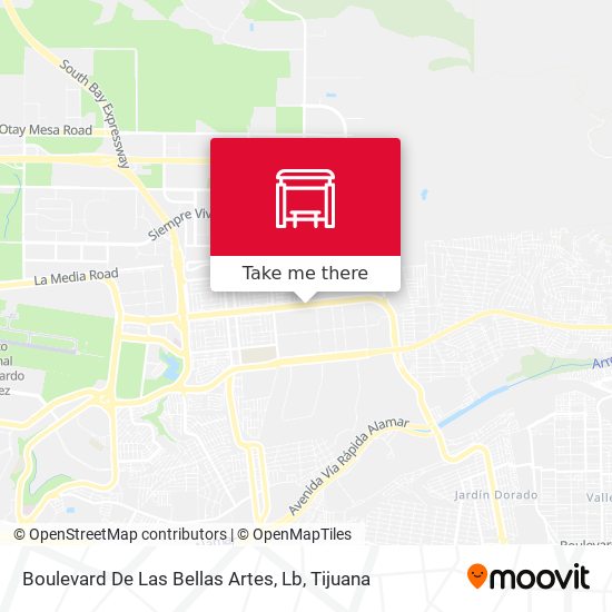 Boulevard De Las Bellas Artes, Lb map