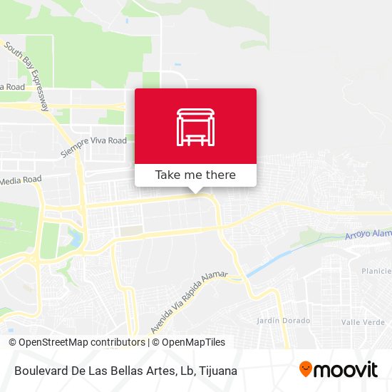 Boulevard De Las Bellas Artes, Lb map