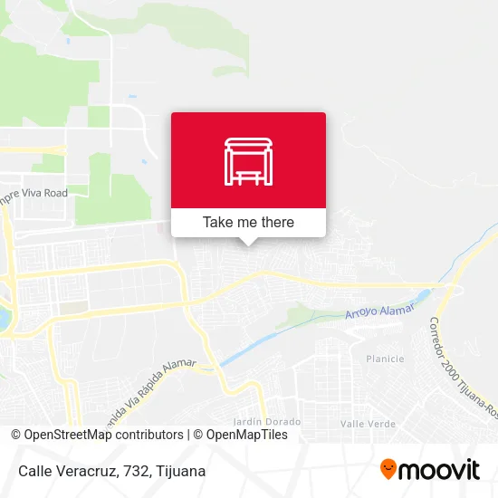 Mapa de Calle Veracruz, 732