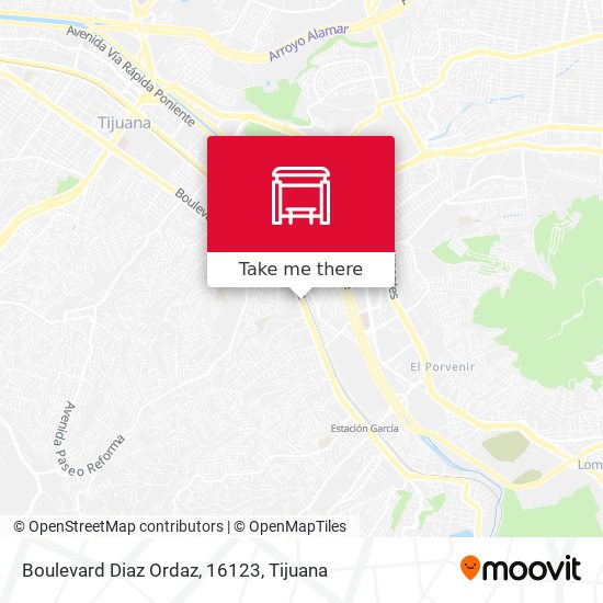 Boulevard Diaz Ordaz, 16123 map