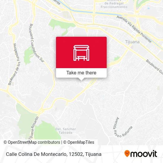Mapa de Calle Colina De Montecarlo, 12502