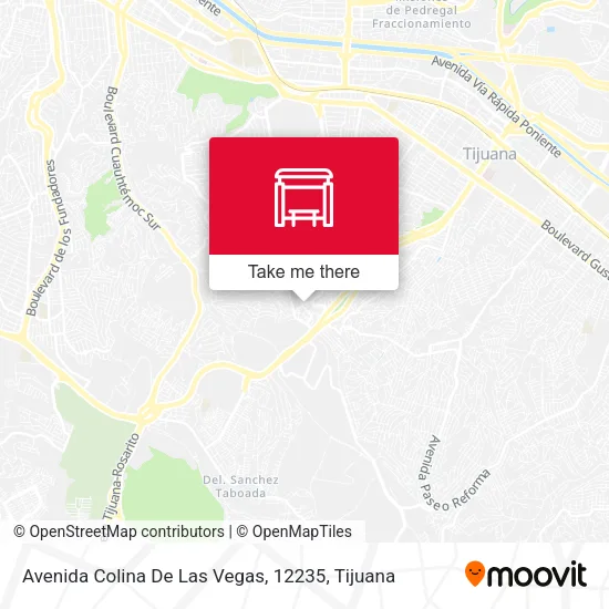Avenida Colina De Las Vegas, 12235 map