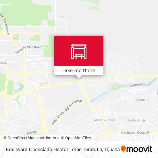 Boulevard Licenciado Héctor Terán Terán, Lb map