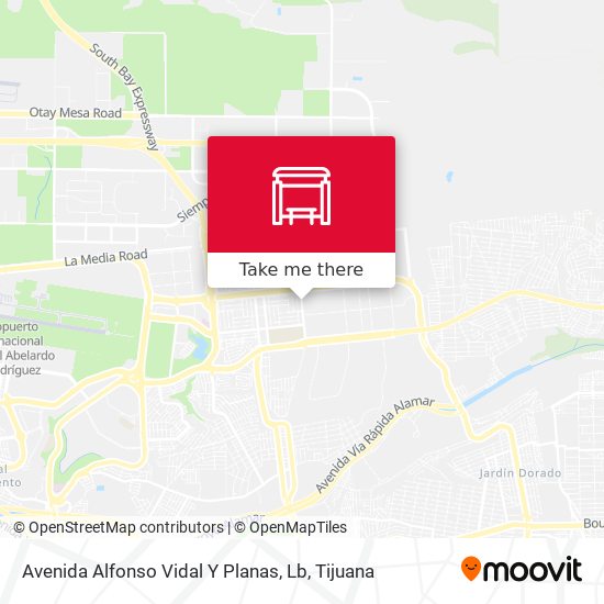 Avenida Alfonso Vidal Y Planas, Lb map