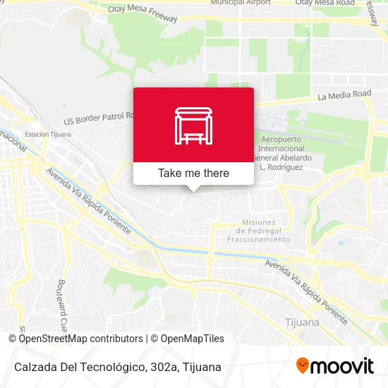 Calzada Del Tecnológico, 302a map