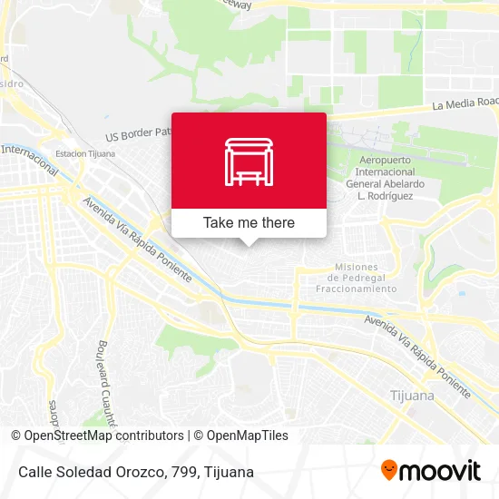 Calle Soledad Orozco, 799 map