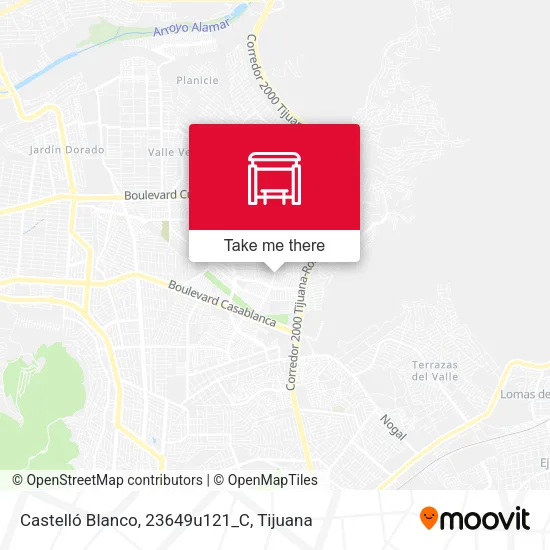 Mapa de Castelló Blanco, 23649u121_C