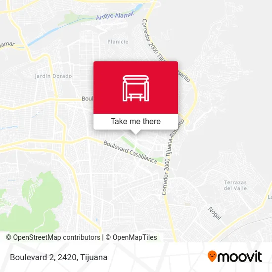 Boulevard 2, 2420 map