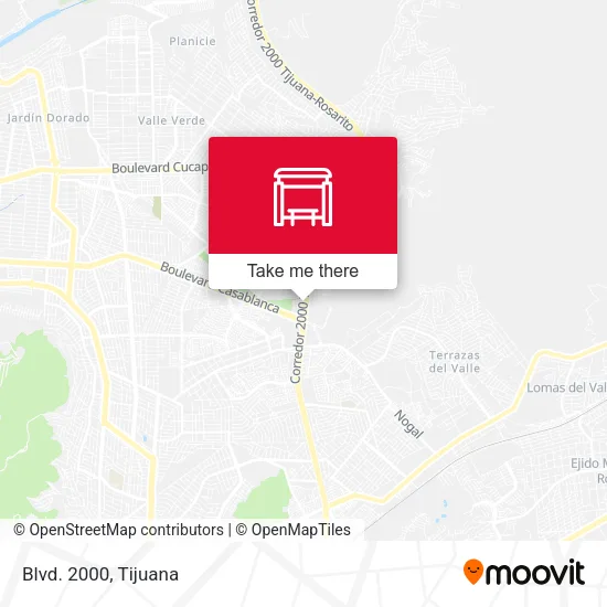 Mapa de Blvd. 2000