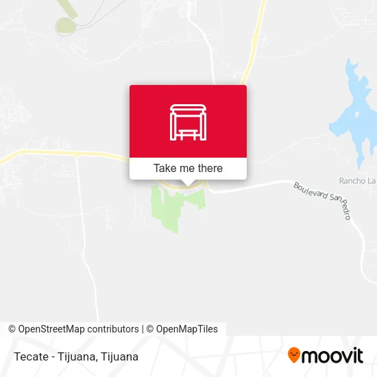 Tecate - Tijuana map