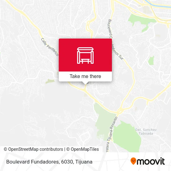 Boulevard Fundadores, 6030 map