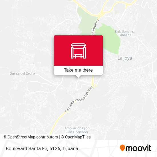 Boulevard Santa Fe, 6126 map