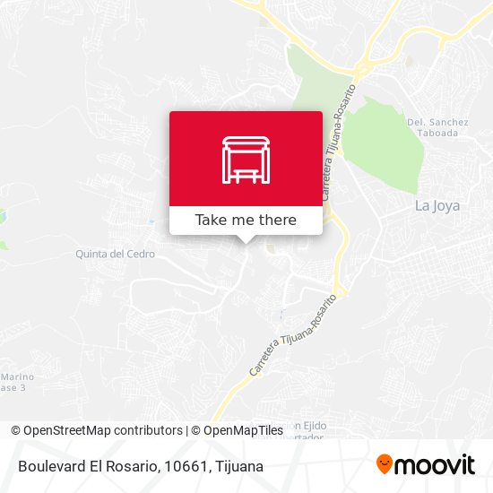 Boulevard El Rosario, 10661 map