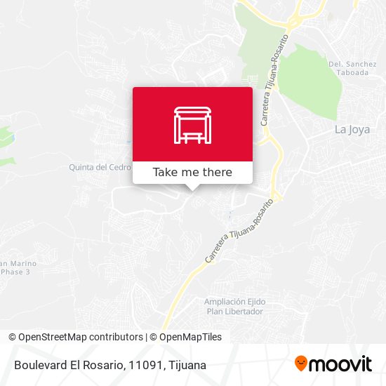 Boulevard El Rosario, 11091 map