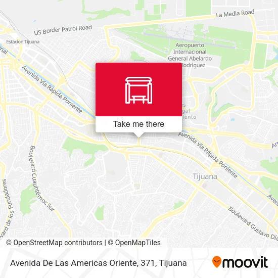 Mapa de Avenida De Las Americas Oriente, 371