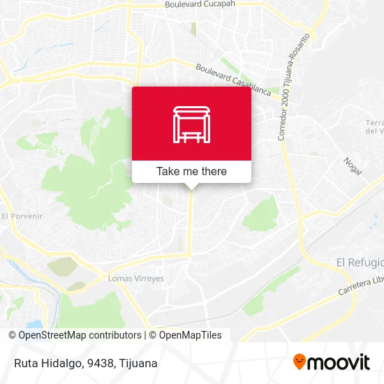 Ruta Hidalgo, 9438 map