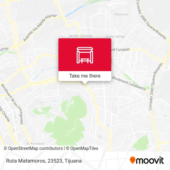 Ruta Matamoros, 23523 map
