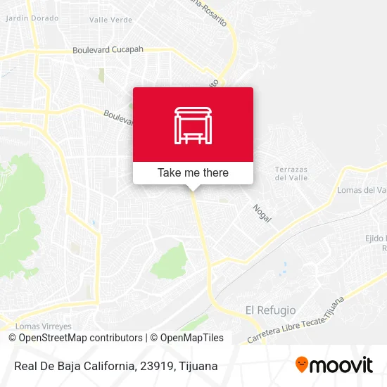 Mapa de Real De Baja California, 23919