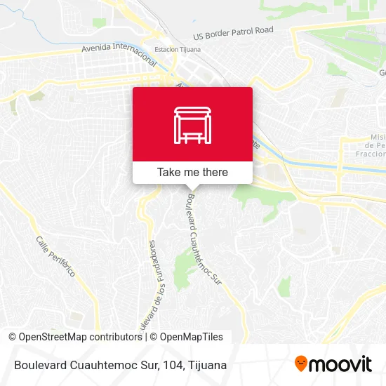 Mapa de Boulevard Cuauhtemoc Sur, 104